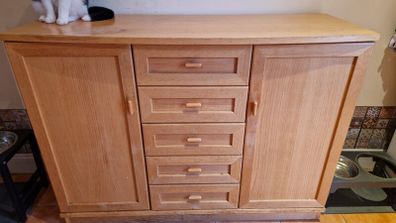Free Wooden Sideboard, Restoration Project