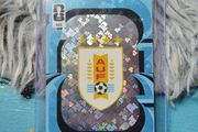 Uruguay panini football crest card