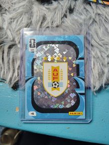 Uruguay panini football crest card