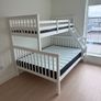 triple bunk bed with memory foam mattresses on sale Image 2