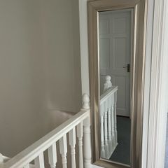 Mirror Large Silver Framed Full Length Mirror 38.5 cm  152 cm