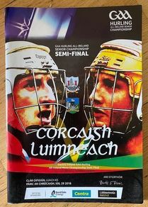 2018 Cork v Limerick - GAA All-Ireland Senior Hurling Championship Semi Final Programme