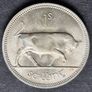Ireland Excellent 1968 Shilling 1s coin Image 3