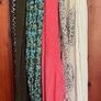 Hanger Organiser multi use - Scarf, Belt, Jewellery- Soft Green Brand New With 6 Scarves / shawls In Mint Condition.  (6) Image 10