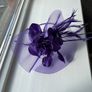 Purple Fascinator Image 3