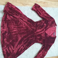 red  tommy hilfiger christmas party dress size 4