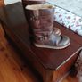 Tall brown leather Ugg boots Image 2