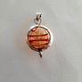 Silver and glass swirl pendant Image 5