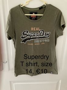 Superdry t shirt, size 14