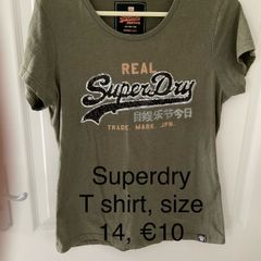Superdry t shirt, size 14