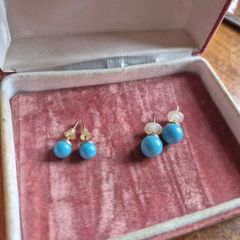 2 sets of vintage earrings