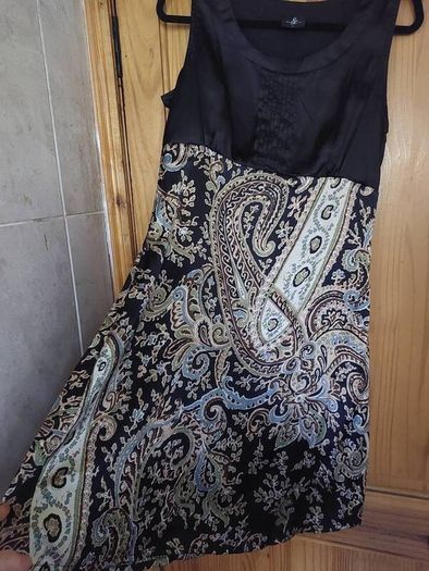 Black paisley dress from Paula and John (free post)