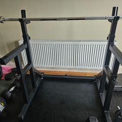 Squat rack & weights