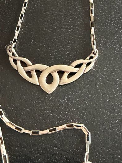 silver necklace