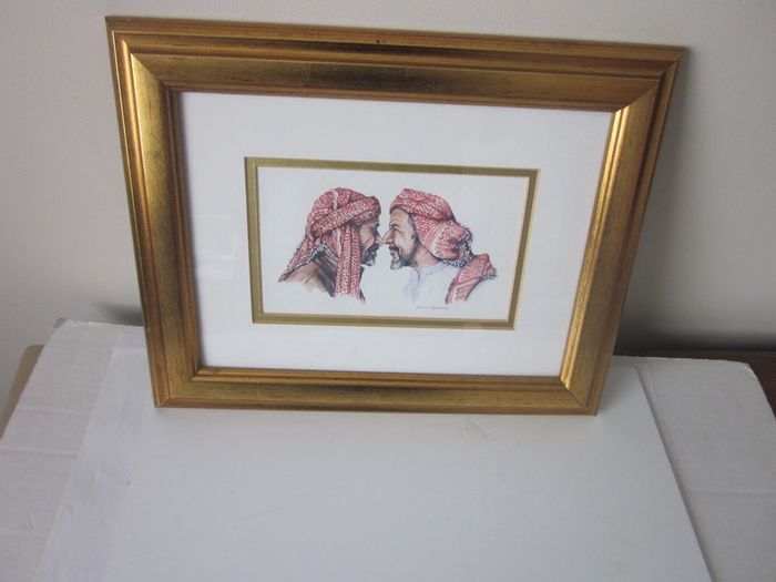 Watercolour Print  Greetings my Friend  by Margaret Henderson.