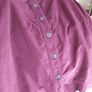 GAP Burgundy Corduroy Buttoned Skirt Sz Large UK 14 Image 2