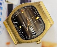 Vintage Automatic Swiss Made Camy Time Square 30 Superautomatic Swiss Watch from 1970s Rare
