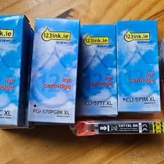 Printer cartridges x 9 all brand new.  HALF PRICE