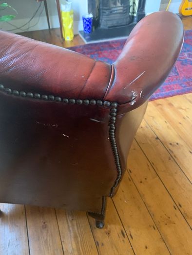 Chesterfield wingback chair