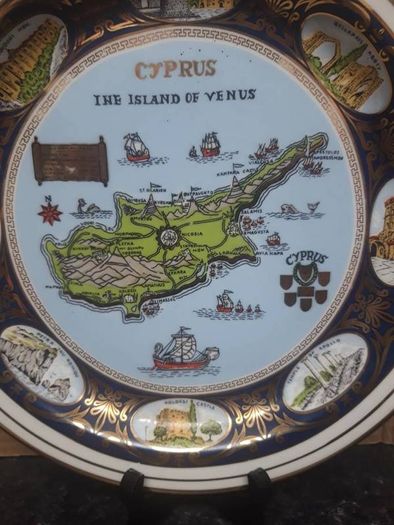 Cyprus Souvenir Plaque/Plate