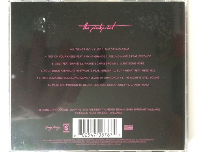 Nicki Minaj [2014] The Pinkprint (CD Album)