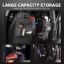 New Car Seat Storage Bag Back Seat Organizer Box Pad Cups Drink Holder Fabric Child Anti-kick Car Accessories Car Decoration Image 2