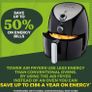 Family Size Air Fryer with Rapid Air Circulation, 60-Minute Timer, 4.3 Litre, 1500W, Black (FREE POSTAGE) Image 4