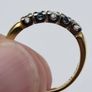 18ct Yellow Gold Sapphire & Diamond Eternity Ring Image 6