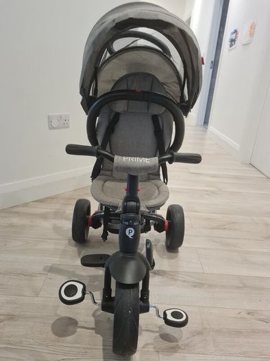 Q Play Prime 6-In-1 Trike Grey