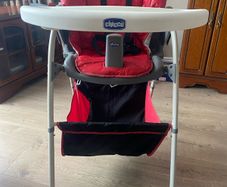 Chicco red high chair