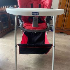 Chicco red high chair