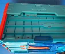 Hot Wheels Track Builder Race Crate with some cars