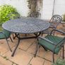 Garden Table and x6 chairs Image 4