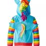 rainbow pony coat girls  age 9 Image 2