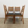Mid-century teak dining chairs Image 2