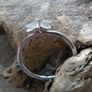 Sterling silver Butterfly Stacking Ring, Preloved,Size R Image 5