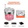Alcohol Still, 5 Gal / 19 L Stainless Steel Water Alcohol Distiller with Copper Coil for Fast Cooling Image 2