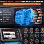 Launch CRP129HD Heavy Duty Truck Scanner with DPF Regen,Speed Limit Adjust Reset, Full System Diesel Semi Truck Diagnostic Tool Image 4