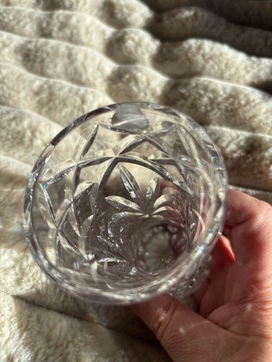 Vintage Tyrone Irish Crystal Bud Vase (With Original Box & Care Guide)