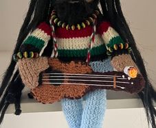 Hand Made Shelf Sitters PlayStation Gamers Rasta