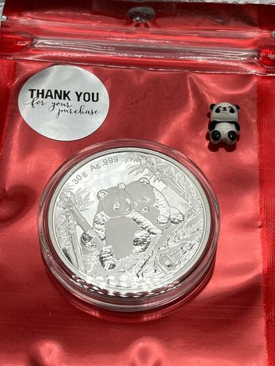 30grams Fine 999 Silver Bullion Panda 2026.