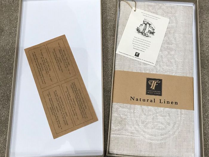 The Dolmen Collection: boxed set of 4 Irish Linen Placemats BRAND NEW