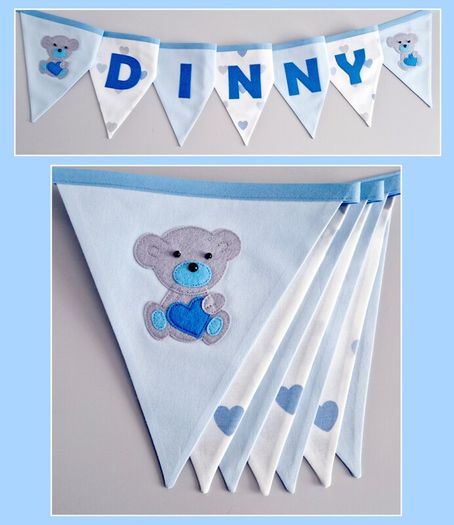Eco-Friendly Personalised Cotton Bunting Made to Order
