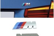 Bmw M-Sport Rear M Badge/Emblem (Chrome) New Style