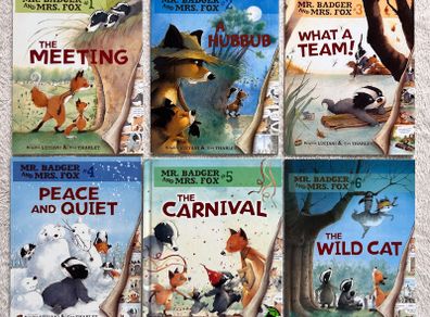BOOKS - NEW: Mr Badger and Mrs Fox 1-6 full series