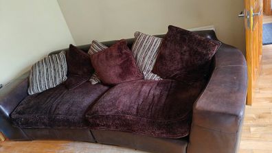 Large Sofa and Smaller Sofa pair