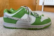 Nike Dunk Low AS Safari Swoosh Chlorophyll Trainers UK 8