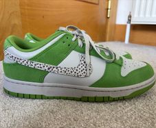 Nike Dunk Low AS Safari Swoosh Chlorophyll Trainers UK 8
