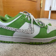 Nike Dunk Low AS Safari Swoosh Chlorophyll Trainers UK 8