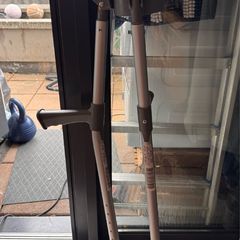 Coopers Double Adjustable Crutches- Pair